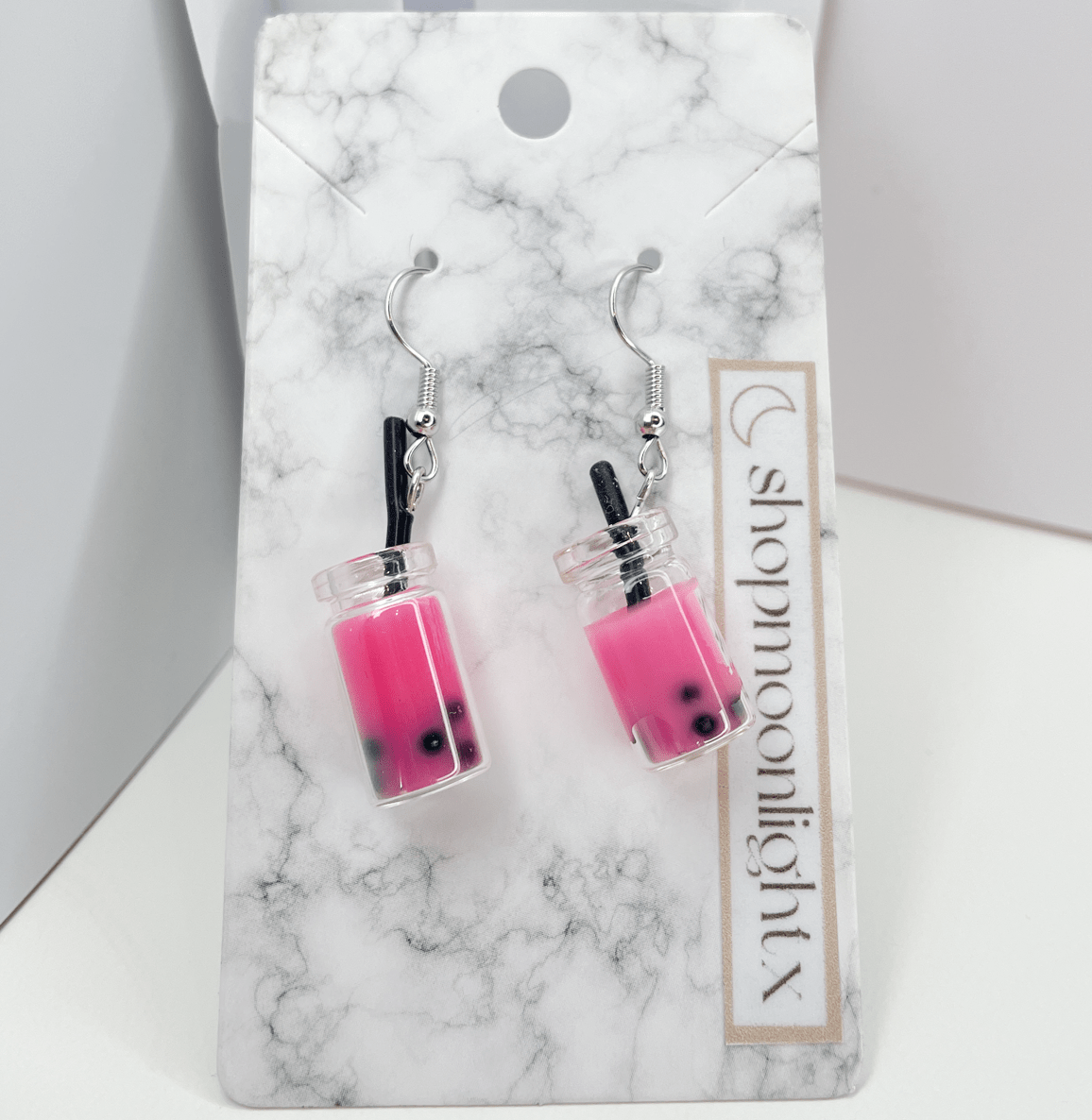 Boba Juice Earrings - shopmoonlightx