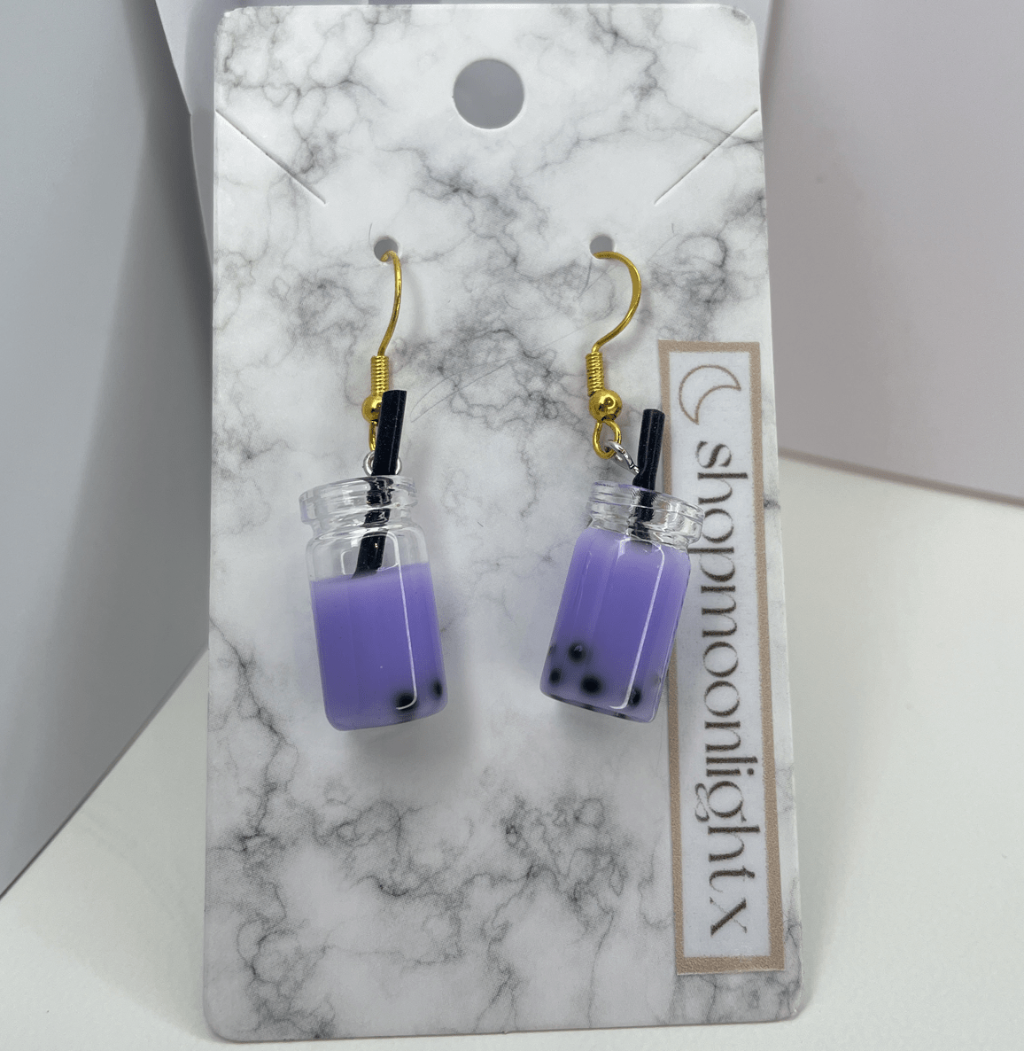 Boba Juice Earrings - shopmoonlightx