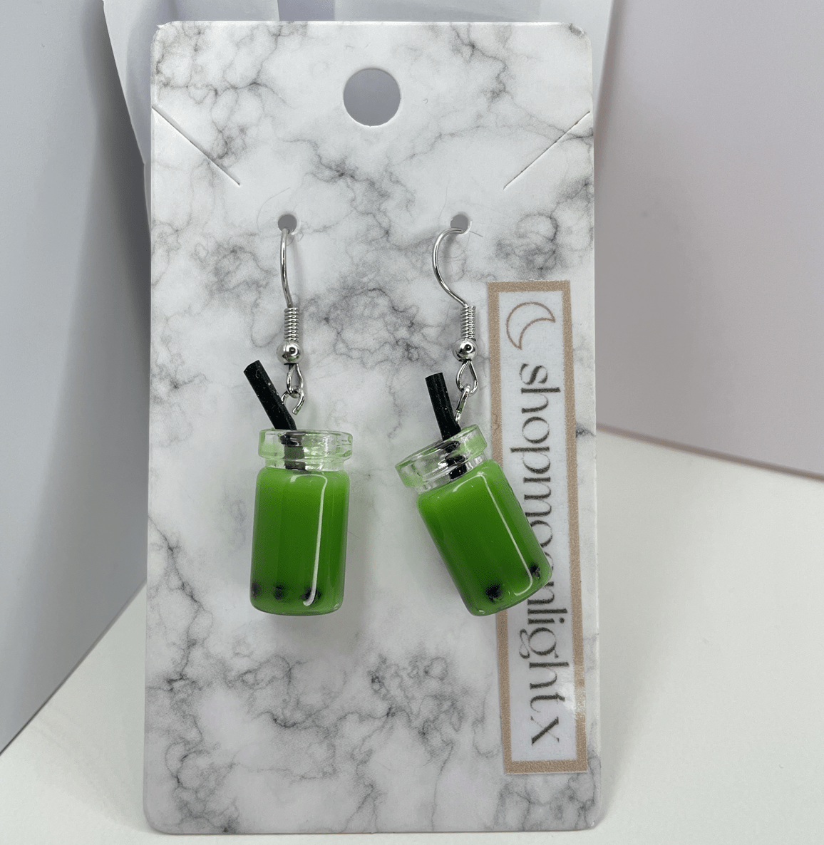 Boba Juice Earrings - shopmoonlightx