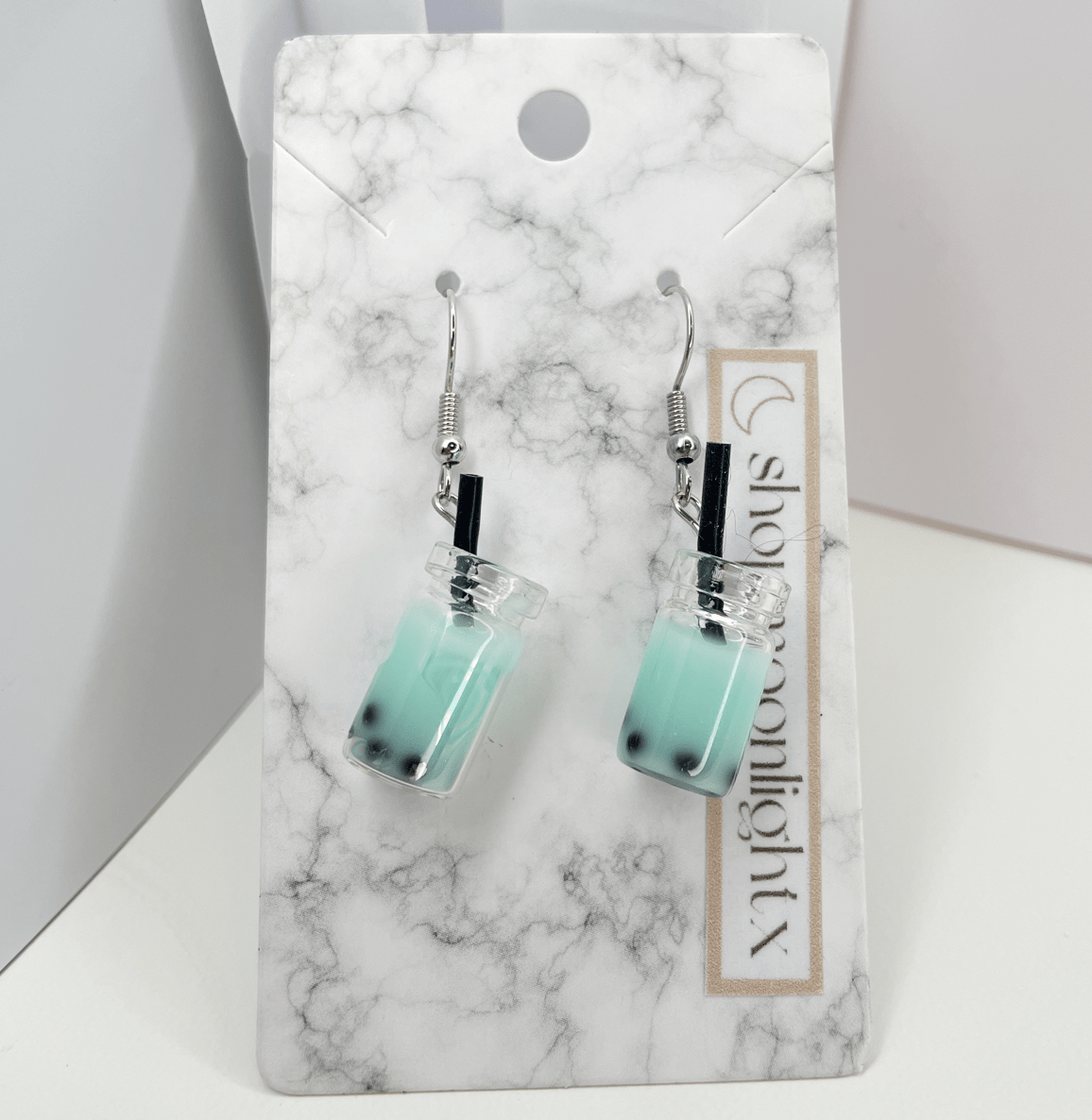 Boba Juice Earrings - shopmoonlightx