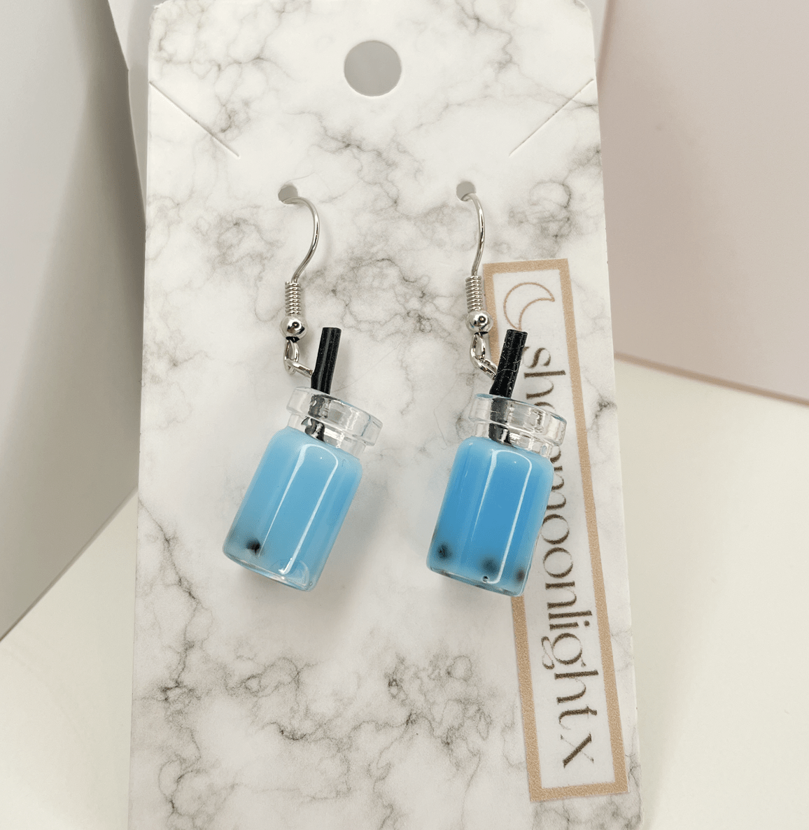 Boba Juice Earrings - shopmoonlightx