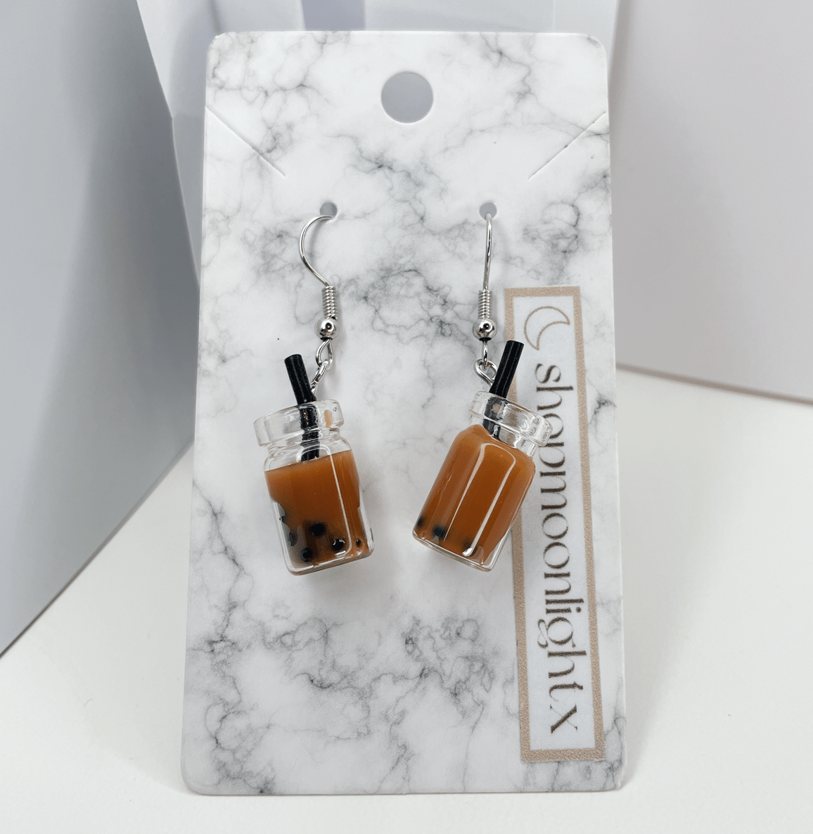 Boba Juice Earrings - shopmoonlightx