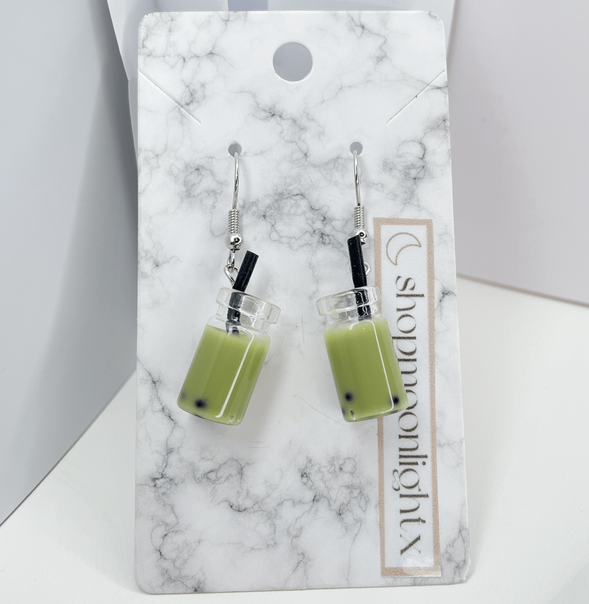 Boba Juice Earrings - shopmoonlightx