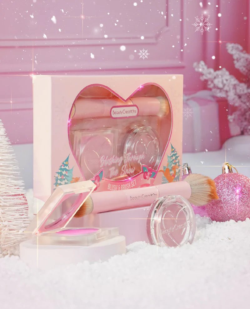 Oh Deer Blushing Through The Snow Blush + Brush Set - shopmoonlightx